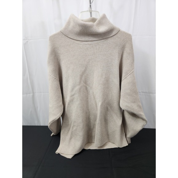 Free People Sweaters - FREE‎ PEOPLE Softly Structured Tunic Heather Oatmeal Size Medium